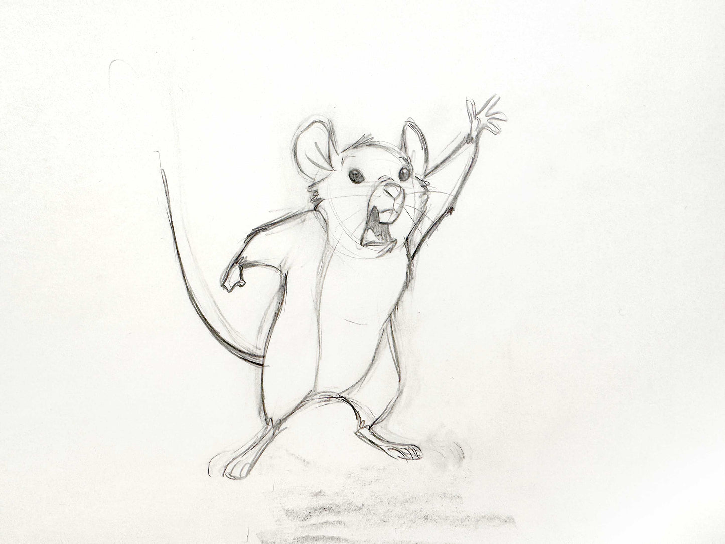 The Rescuers Down Under Original Animation Production Drawing (Walt Disney, 1990). For sale on FLIP Gallery