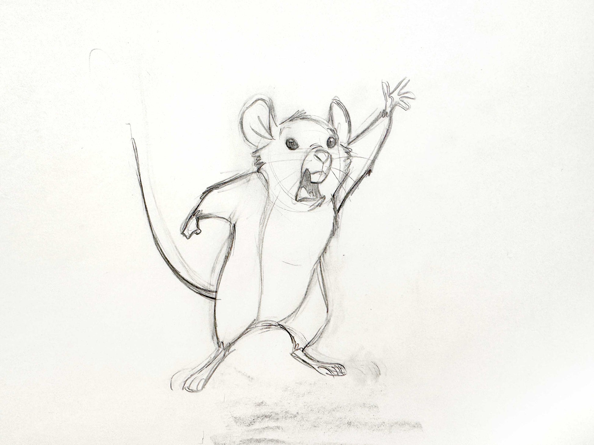 The Rescuers Down Under Original Animation Production Drawing (Walt Disney, 1990). For sale on FLIP Gallery