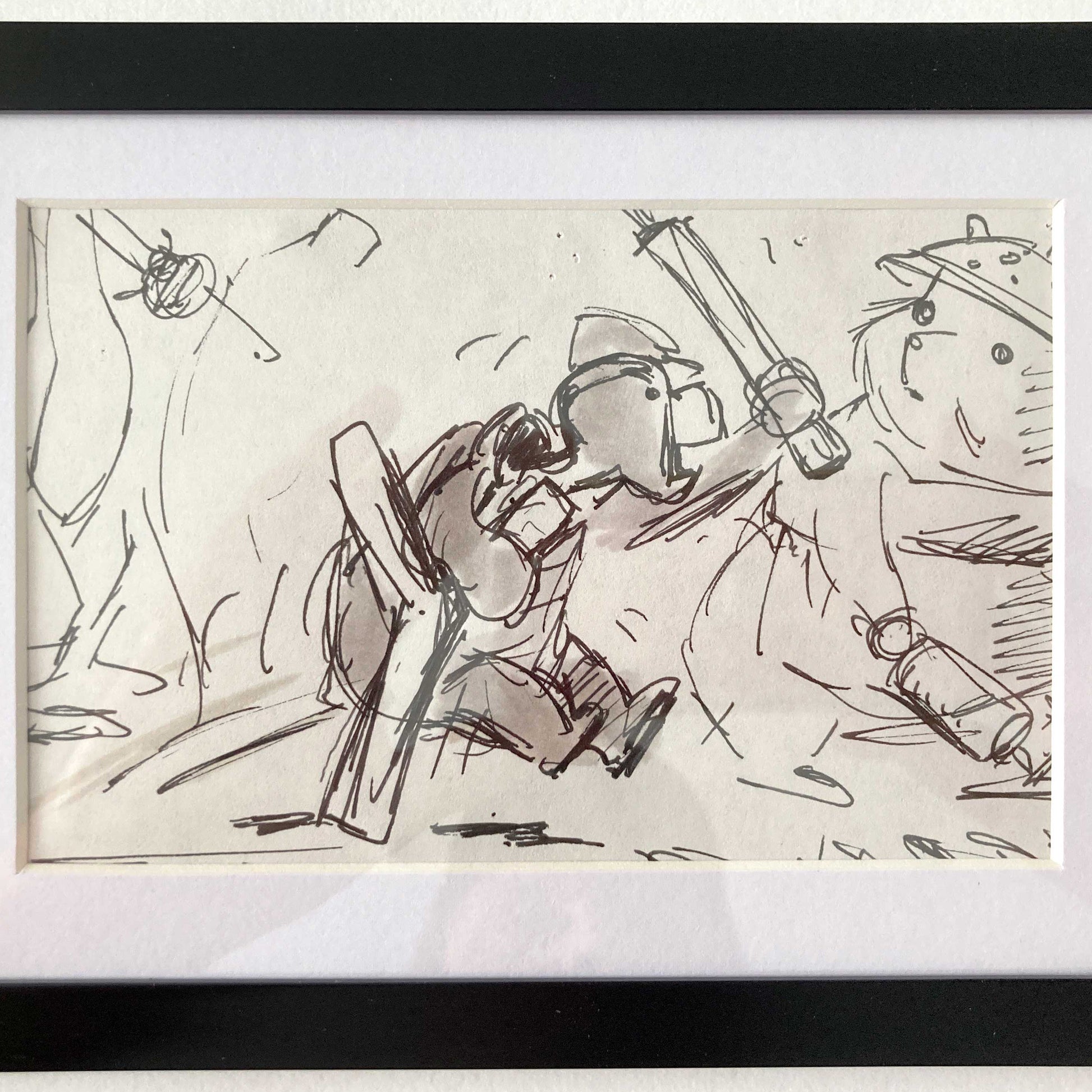 Original Storyboard Drawing from The Rescuers