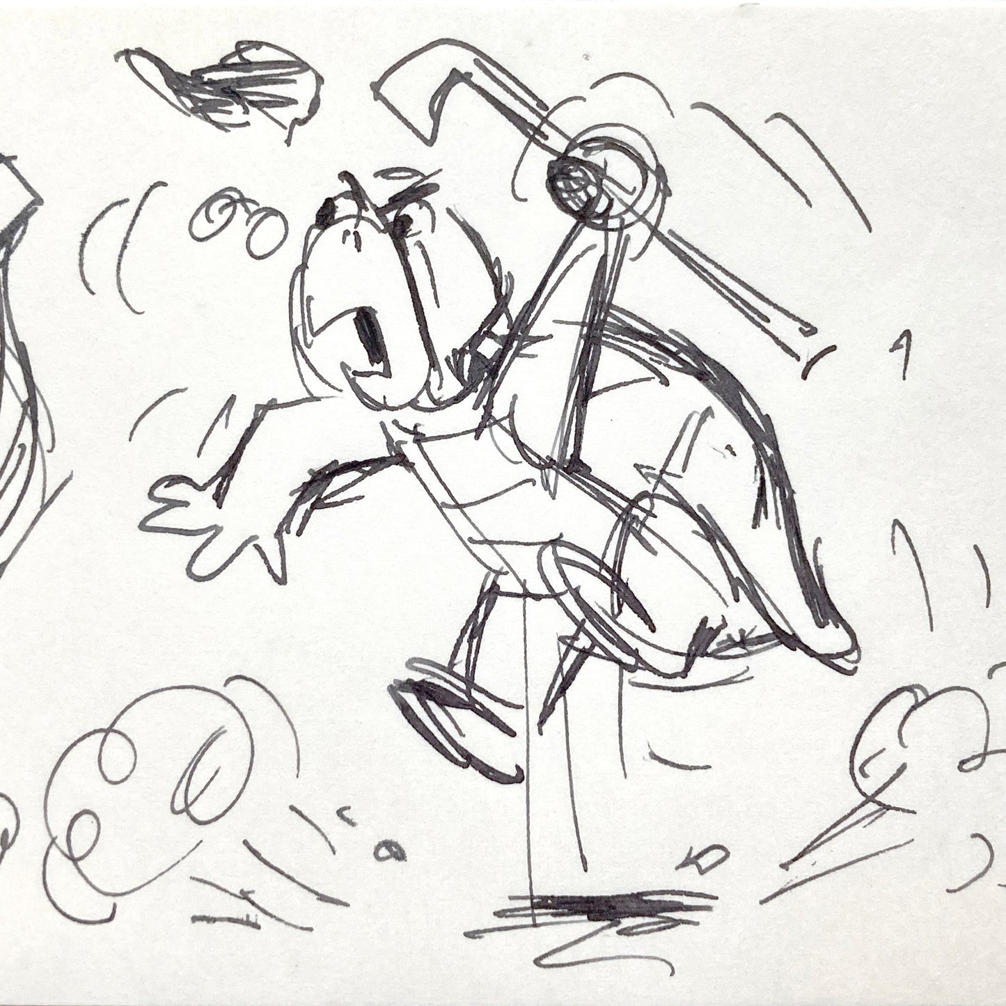 The Rescuers : Original Production Used Storyboard Drawing - Art from the legendary Ted Berman (Walt Disney, 1977). For sale on FLIP Gallery