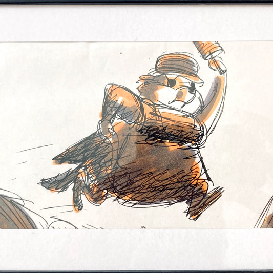 The Rescuers : Original Production Storyboard Drawing - Art from the legendary Ted Berman(Walt Disney, 1977). For sale on FLIP Gallery