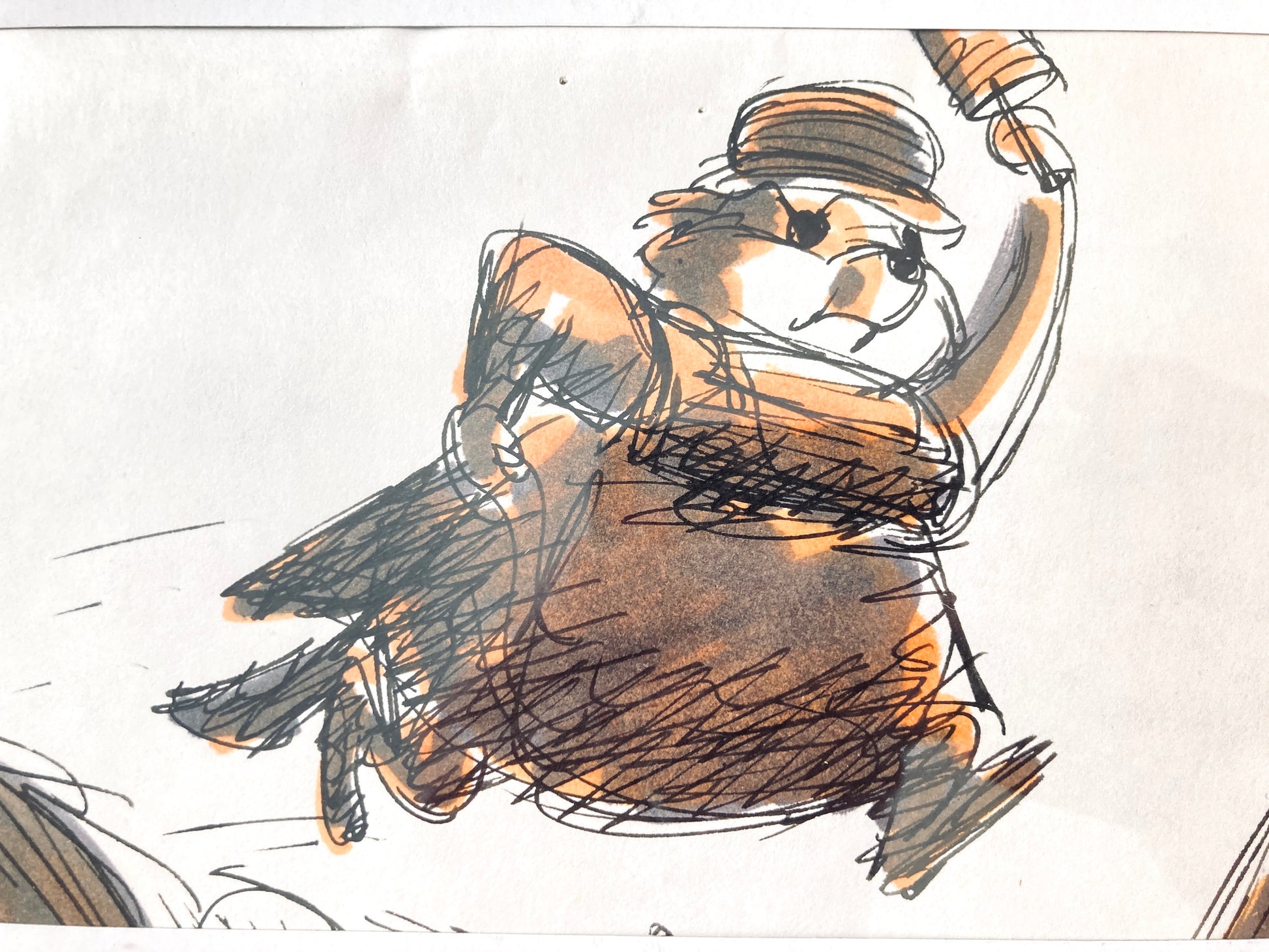 The Rescuers : Original Production Storyboard Drawing - Art from the legendary Ted Berman(Walt Disney, 1977). For sale on FLIP Gallery