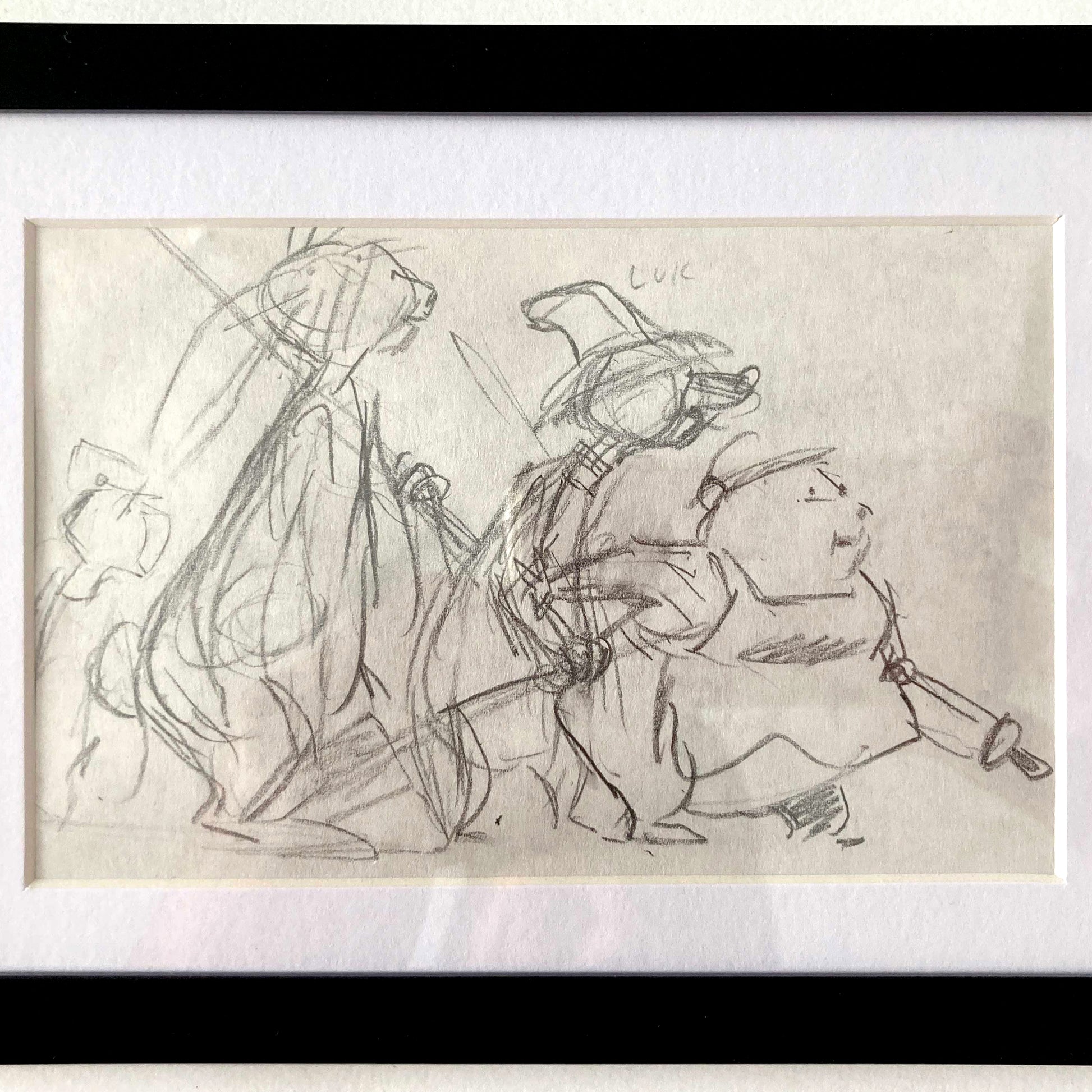 The Rescuers : Original Production Used Storyboard Drawing - Art from the legendary Ted Berman (Walt Disney, 1977). For sale on FLIP Gallery