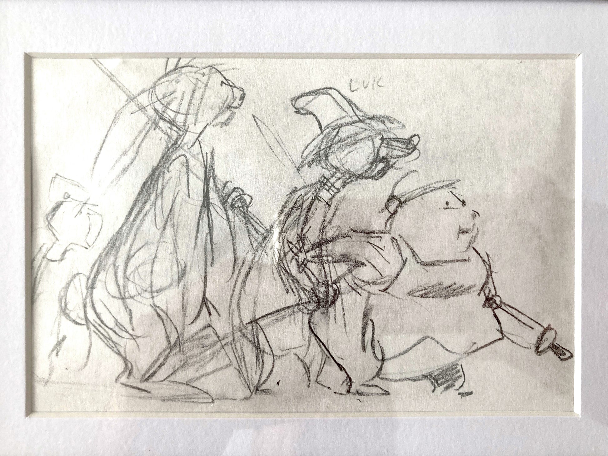 The Rescuers : Original Production Used Storyboard Drawing - Art from the legendary Ted Berman (Walt Disney, 1977). For sale on FLIP Gallery