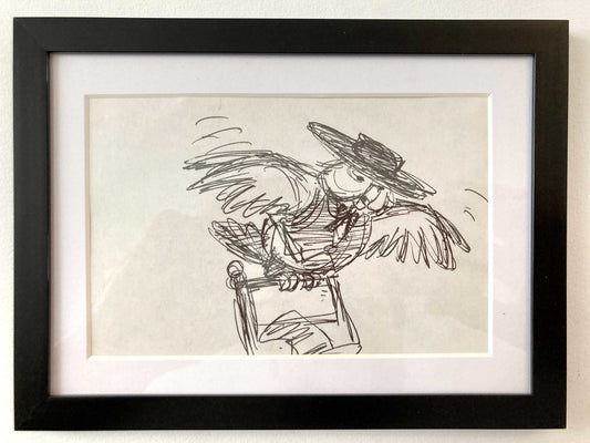 The Rescuers Original Production Used Storyboard Drawing - Art from the legendary Ted Berman (Walt Disney, 1977). For sale FLIP Gallery