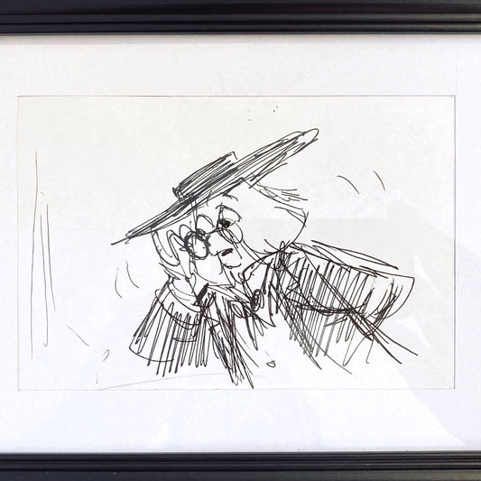 The Rescuers : Original Storyboard Drawing Framed - Art from the legendary Ted Berman (Walt Disney, 1977). For sale on FLIP Gallery