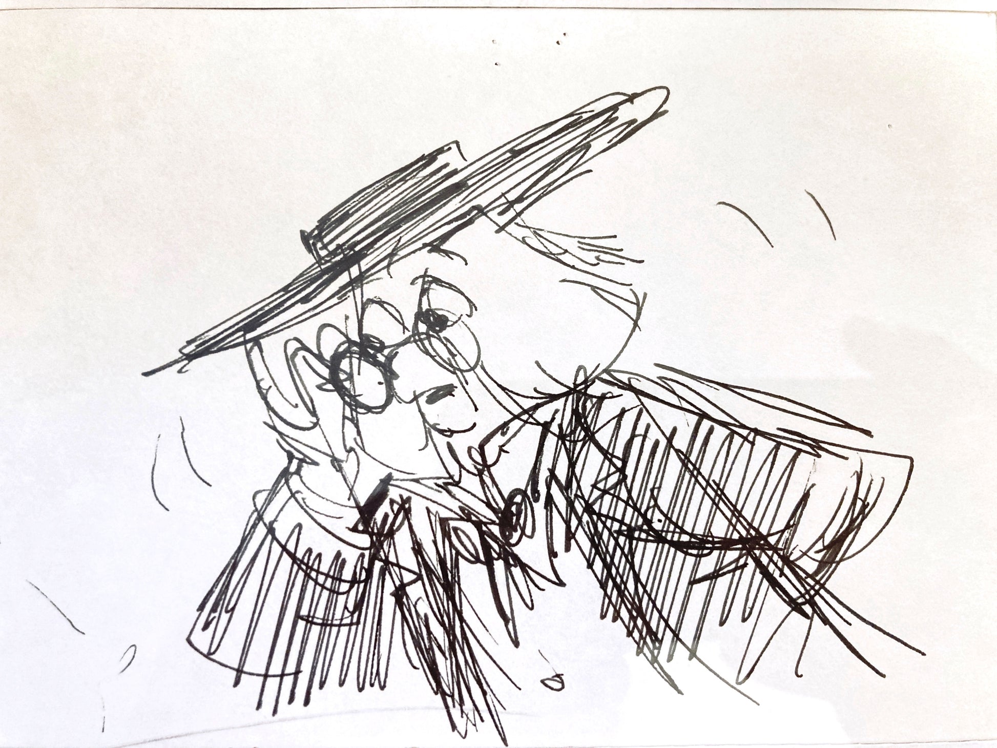 The Rescuers : Original Storyboard Drawing Framed - Art from the legendary Ted Berman (Walt Disney, 1977). For sale on FLIP Gallery