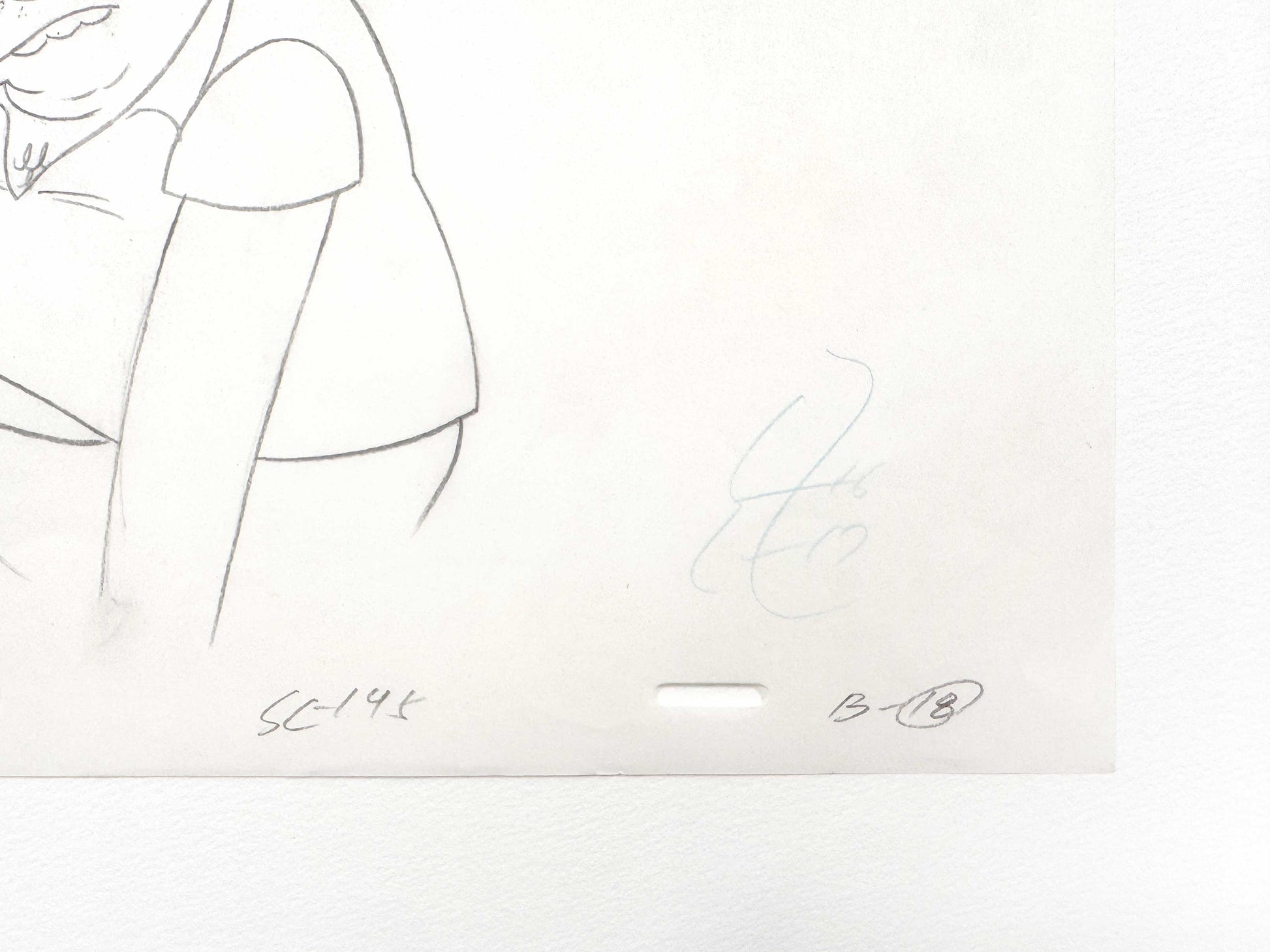 The SIMPSONS Original Animation Art Drawing of Barney Gumble. For sale on FLIP Gallery