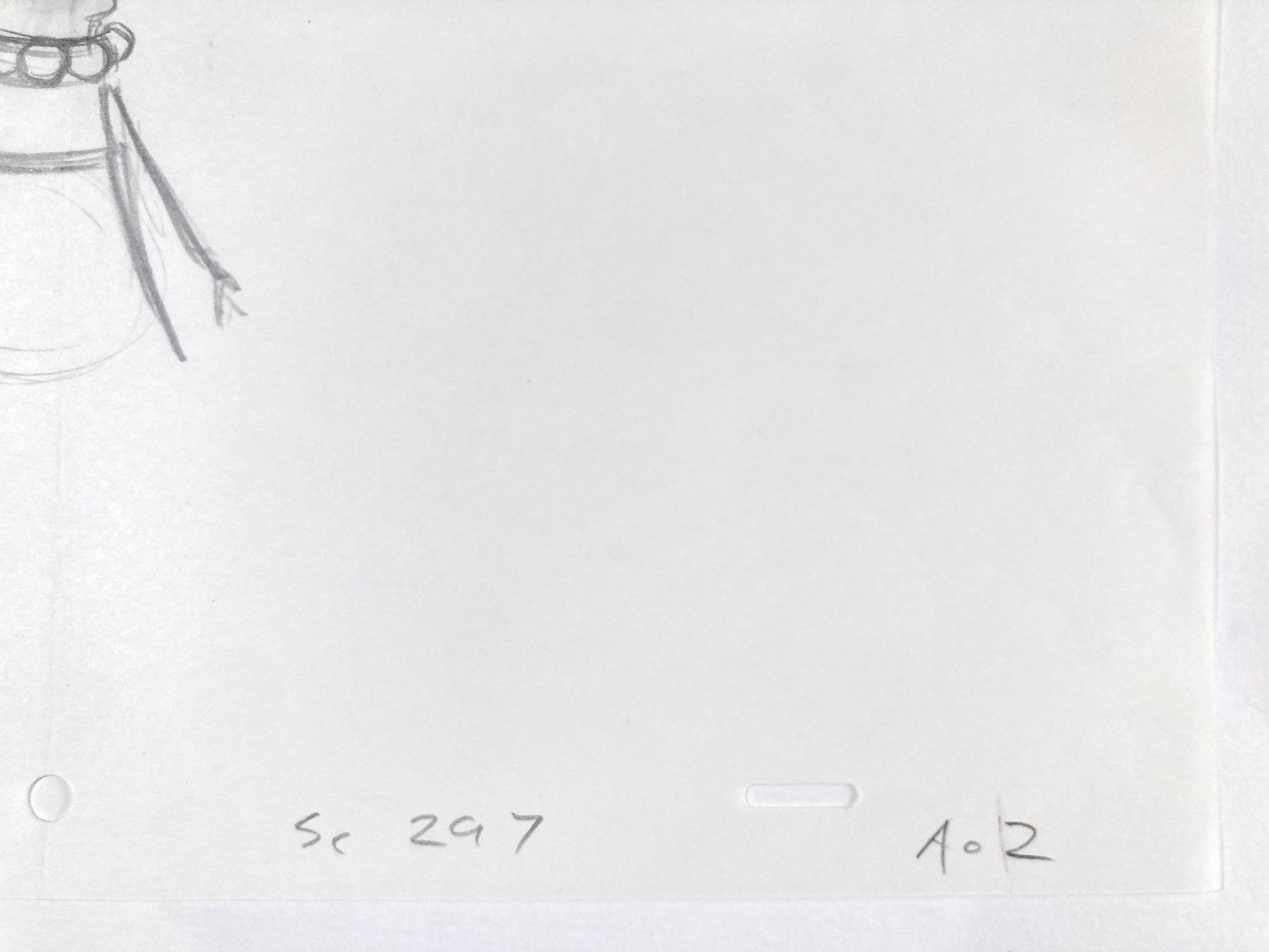 The SIMPSONS Original Animation Art Production Used Drawing of Lisa Simpson.  For sale on FLIP Gallery