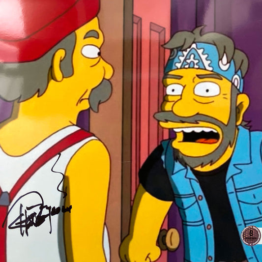 The Simpsons : Autograph of Tommy Chong – Certified by Beckett. For sale on FLIP Gallery