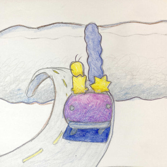Bill Plympton Original Animation Art Drawing from The Simpsons Season 19 (Fox, 2019). For sale on FLIP Gallery
