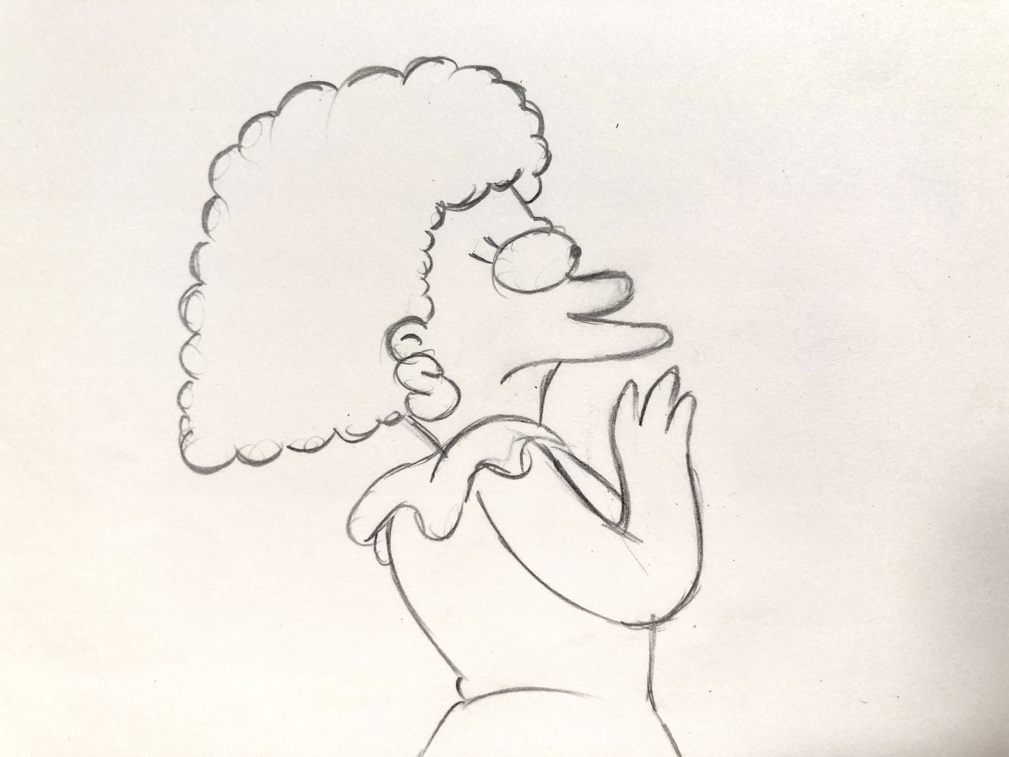The SIMPSONS Original Animation Drawing of Patty et Selma Bouvier. For sale on FLIP Gallery