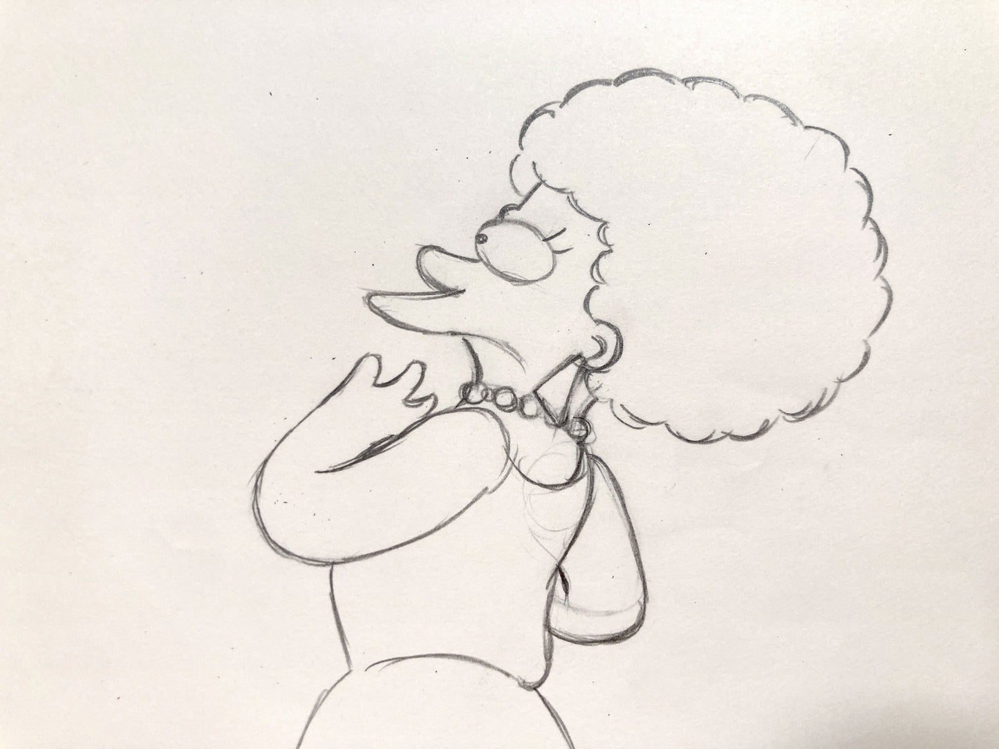 The SIMPSONS Original Animation Drawing of Patty et Selma Bouvier. For sale on FLIP Gallery