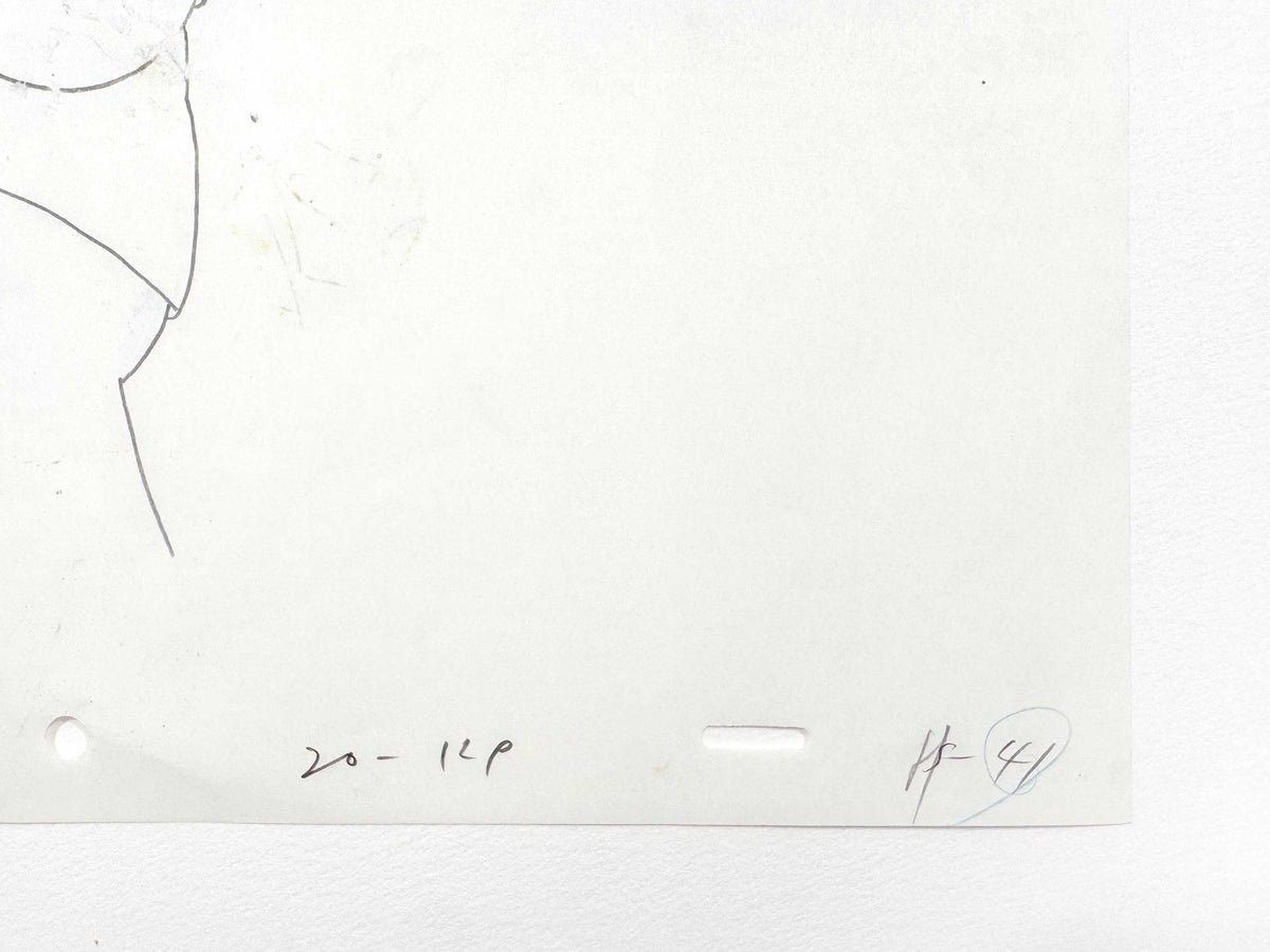 The SIMPSONS Original Animation Art Drawing of Homer Simpson. For sale on FLIP Gallery
