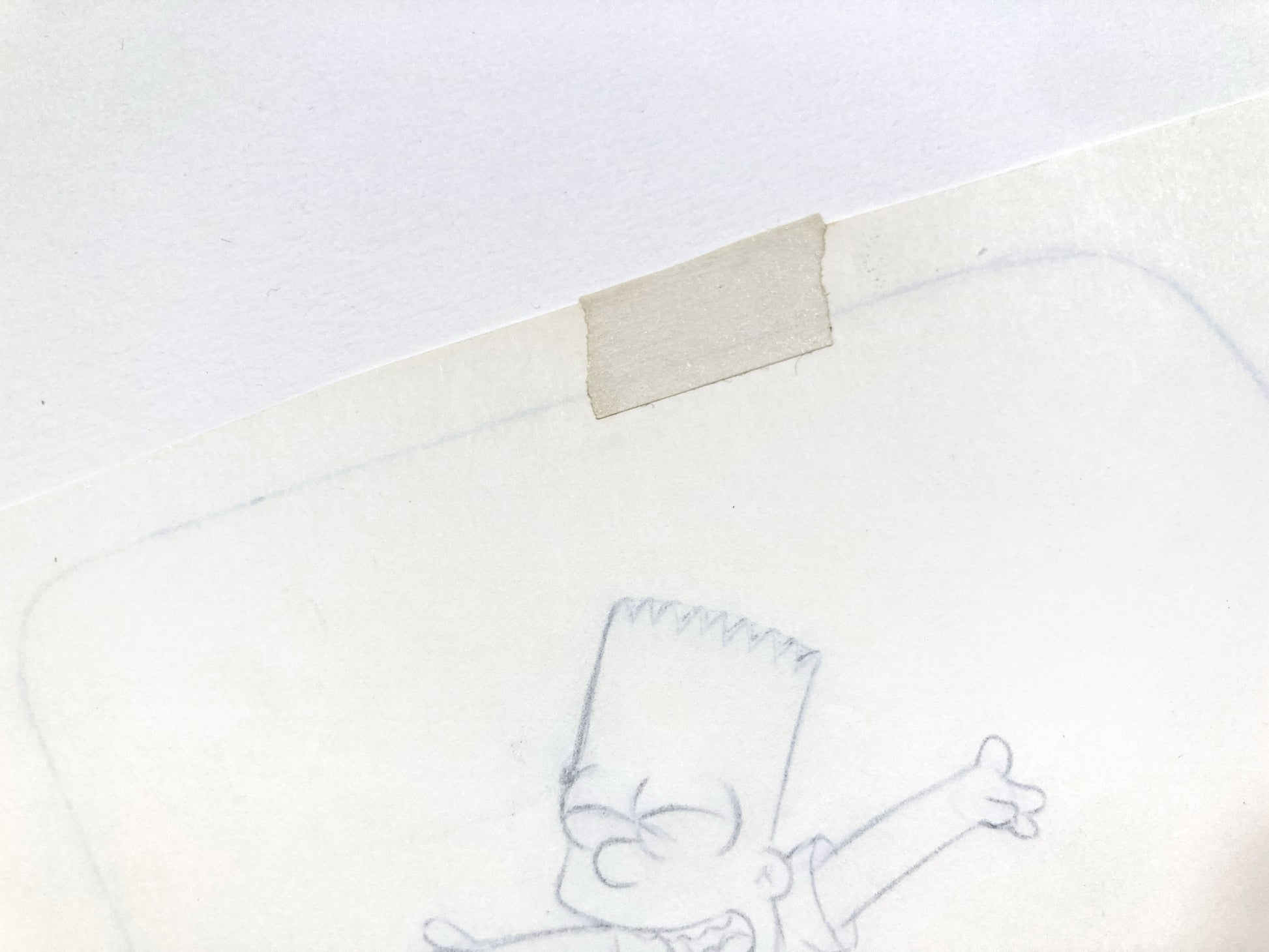 The Simpsons : Licensing Division Artwork of Homer and Bart Simpson (Fox, 1998). For sale on FLIP Gallery