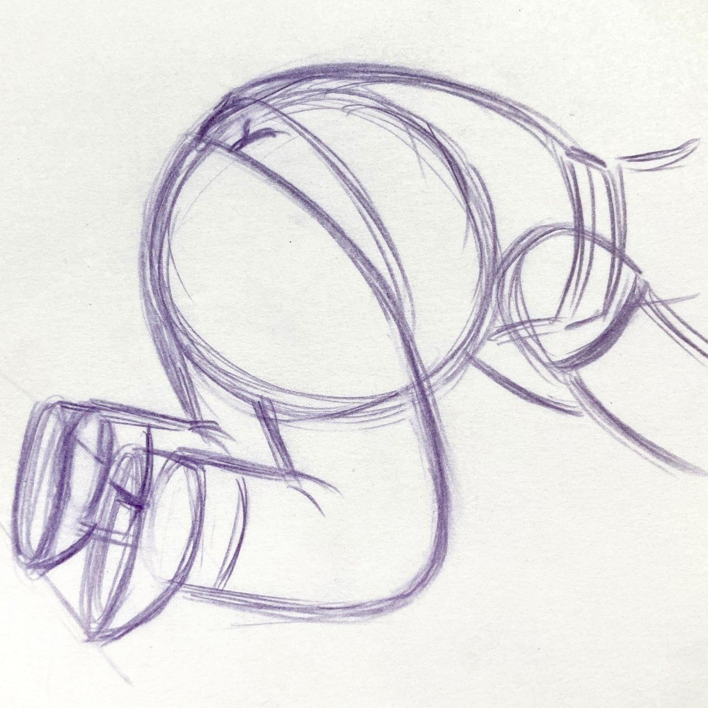The SIMPSONS : Original Production Used Animation Rough Artwork Drawing of Homer Simpson. For sale on FLIP Gallery