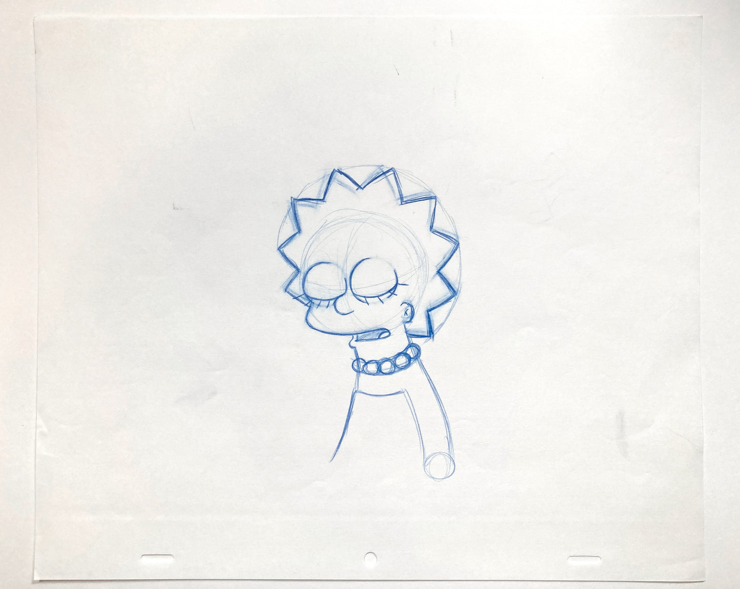 The SIMPSONS : Original Animation Drawing of Lisa Simpson (2000's). For sale on FLIP Gallery