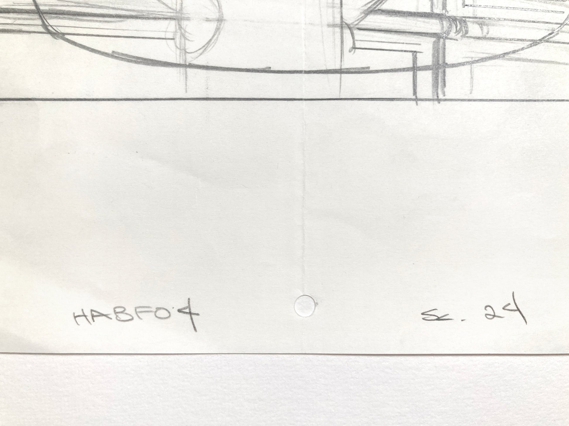 The SIMPSONS : Original Animation Layout Drawing of Moe Szyslak (Matt Groening). For sale on FLIP Gallery