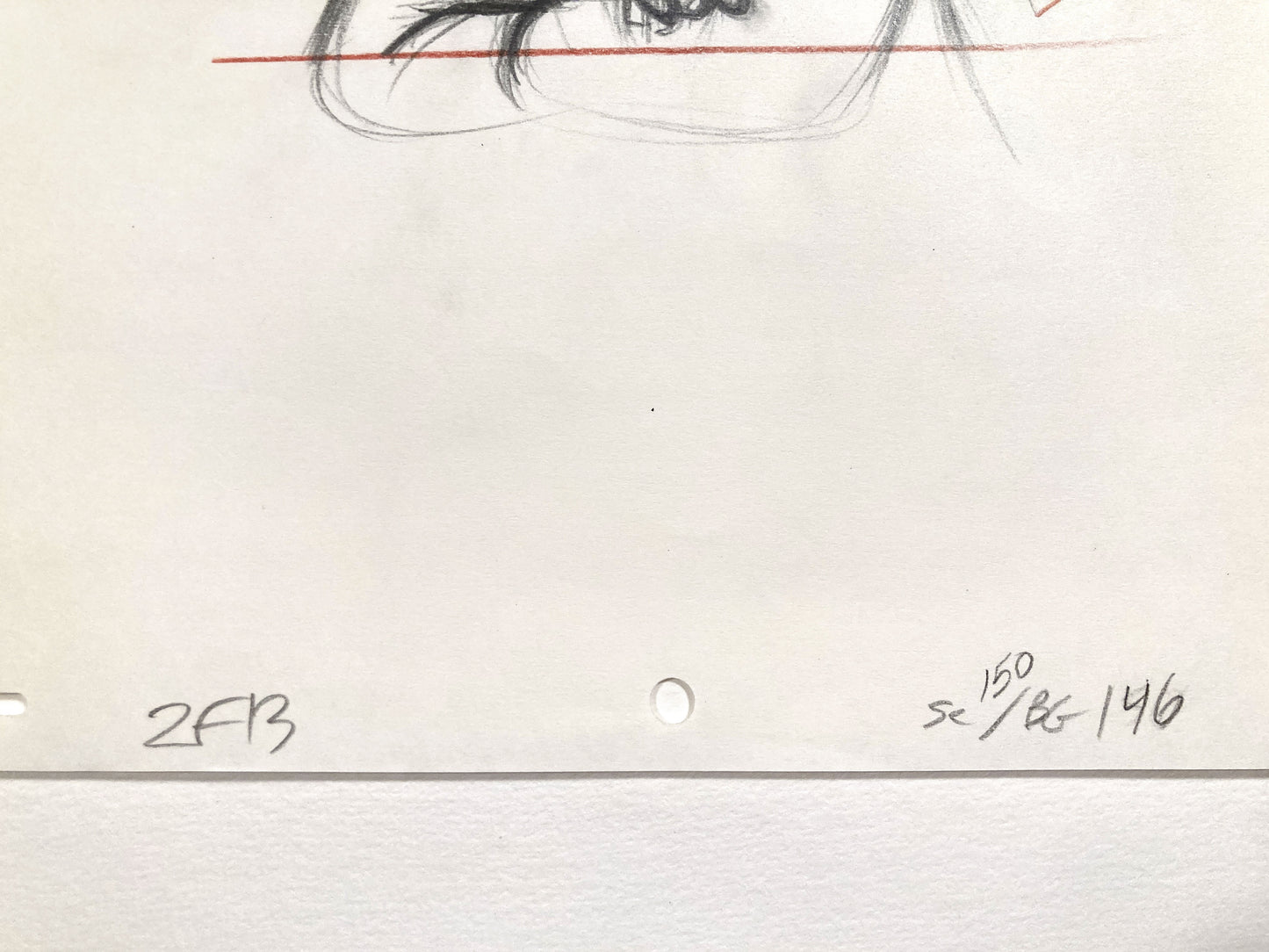 The SIMPSONS : Original Production Used Animation Artwork Drawing of Judge. For sale on FLIP Gallery