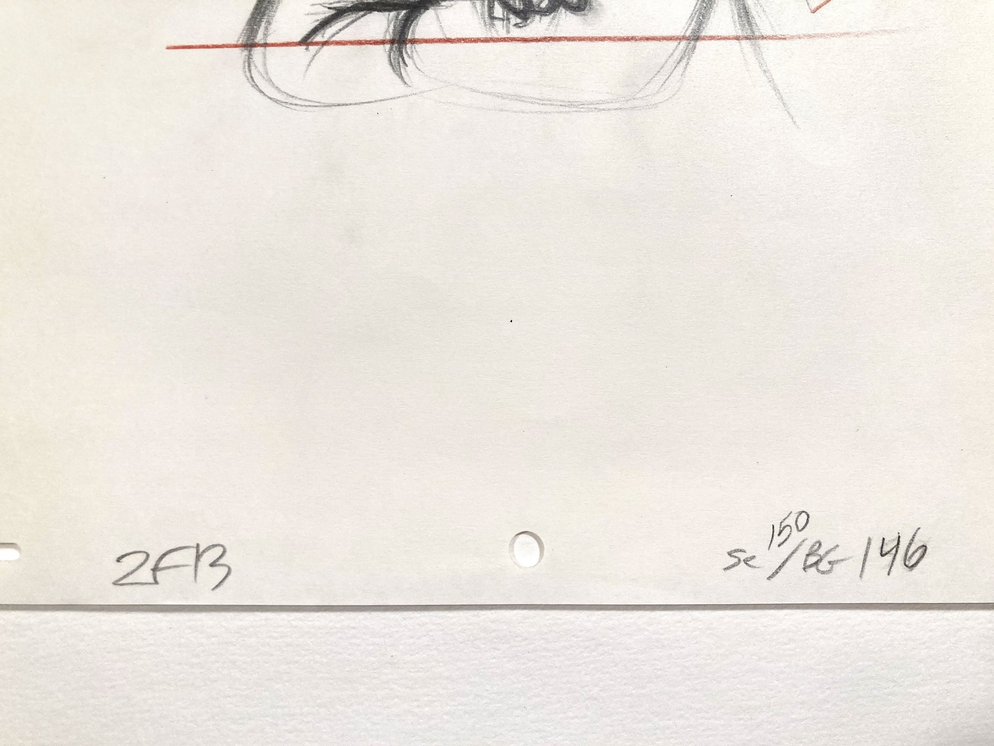 The SIMPSONS : Original Production Used Animation Artwork Drawing of Judge. For sale on FLIP Gallery