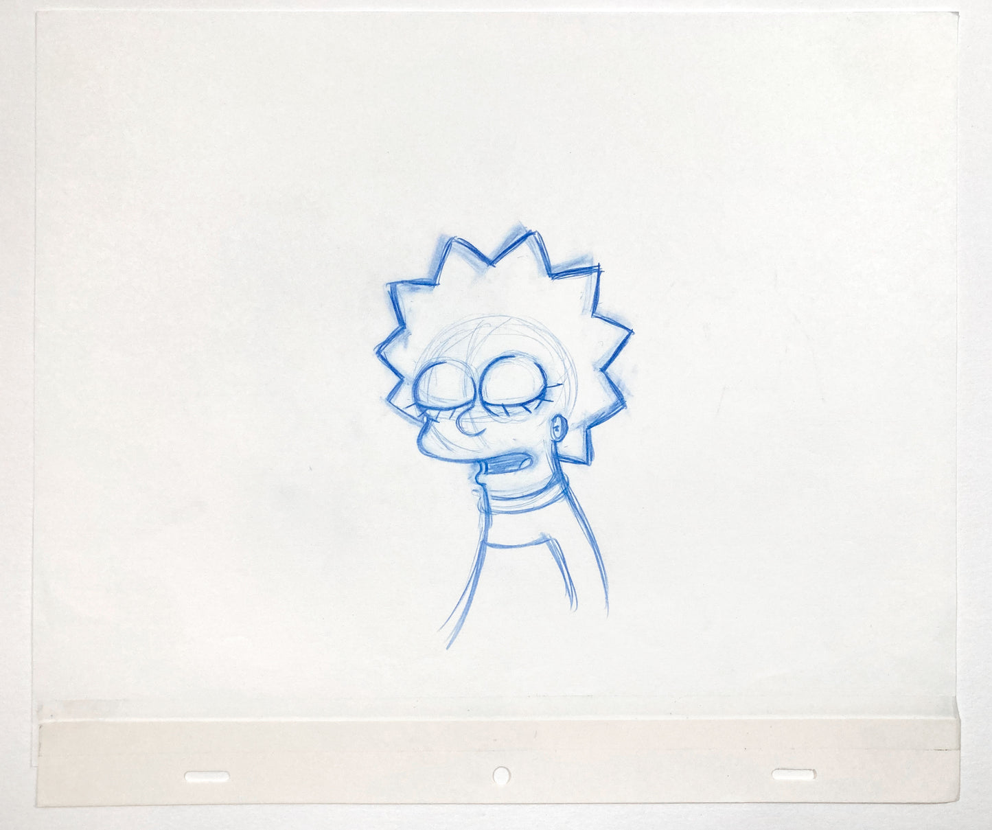 The SIMPSONS : Original Animation Drawing of Lisa Simpson (2000's). For sale on FLIP Gallery