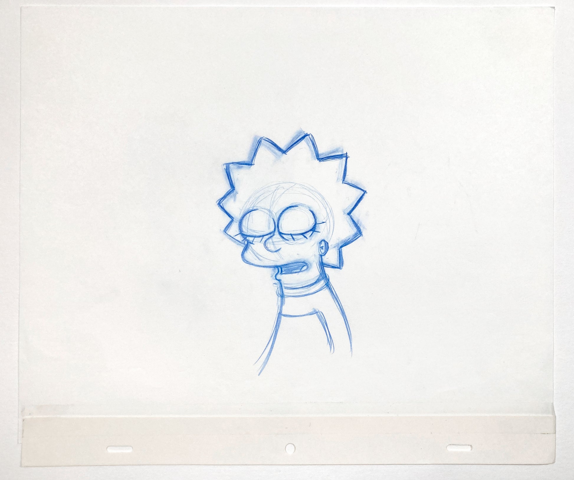 The SIMPSONS : Original Animation Drawing of Lisa Simpson (2000's). For sale on FLIP Gallery