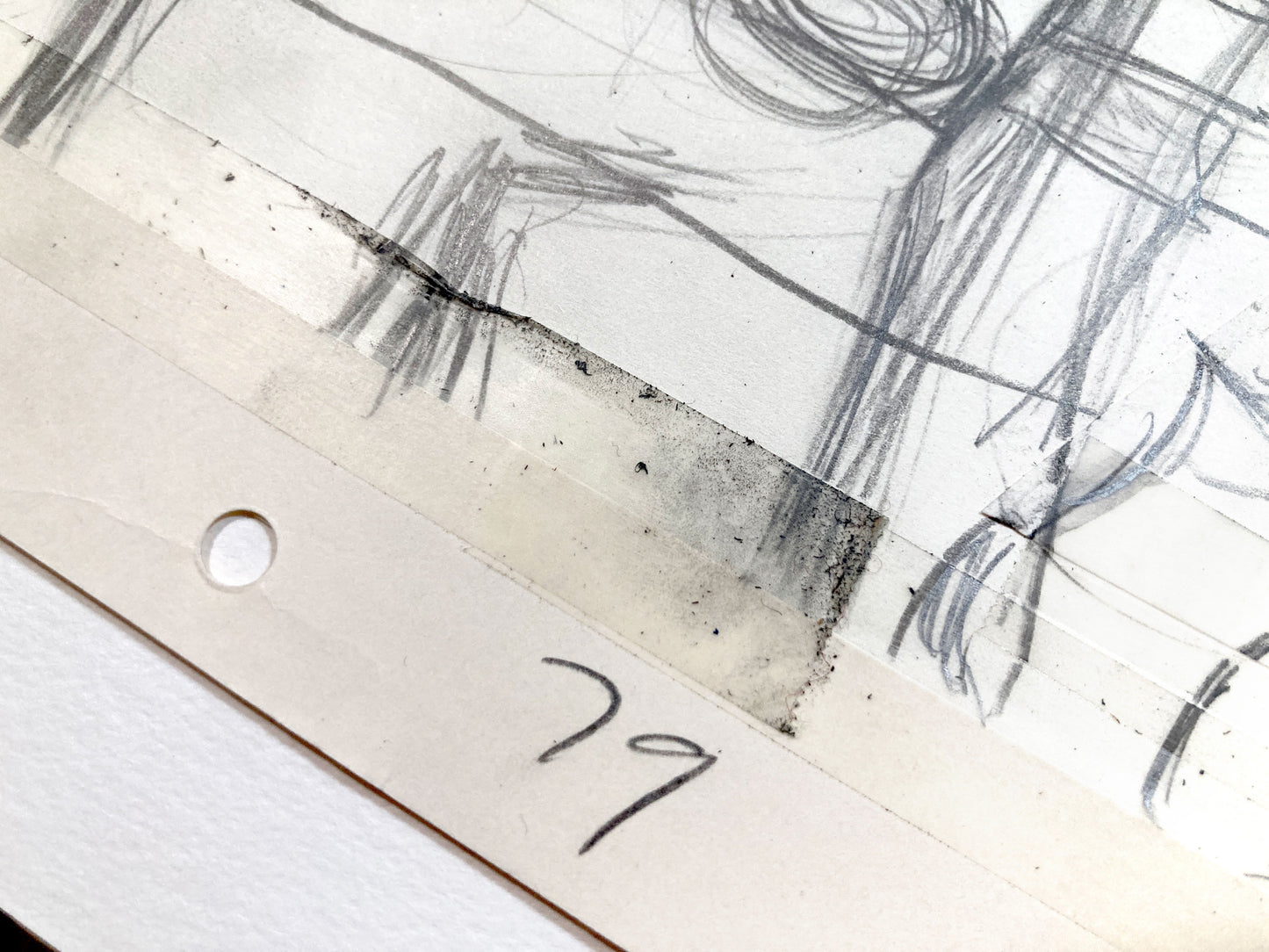 The Simpsons Original Animation Production Layout Drawing of Music Players (2000’s). For sale on FLIP Gallery