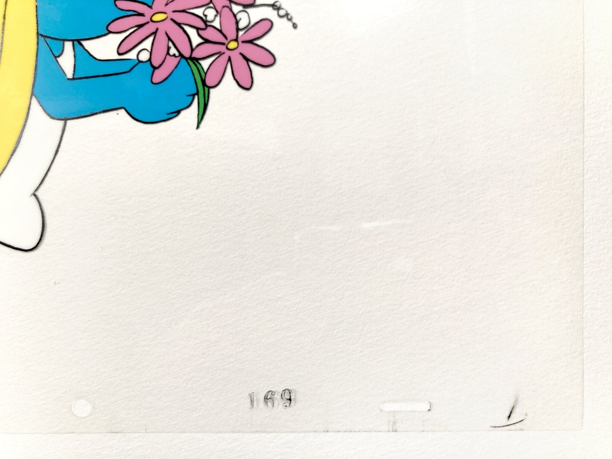 The Smurfs : Original Production Used Animation Cel - Hanna-Barbera (1980's). For sale on FLIP Gallery