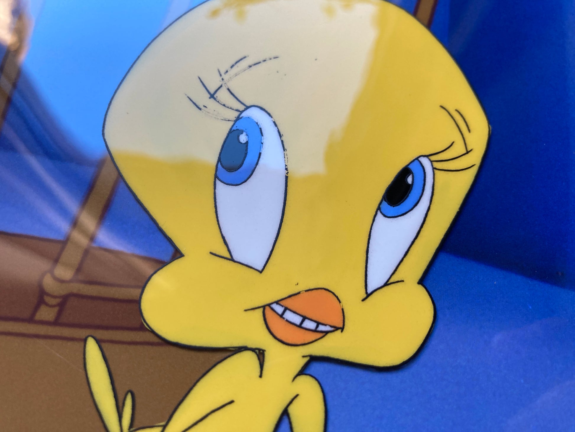 The Sylvester Tweety Mysteries - Tweety Bird Original Production Used Cel (Warner Brothers, c. 1995-2002). For sale on FLIP Gallery
