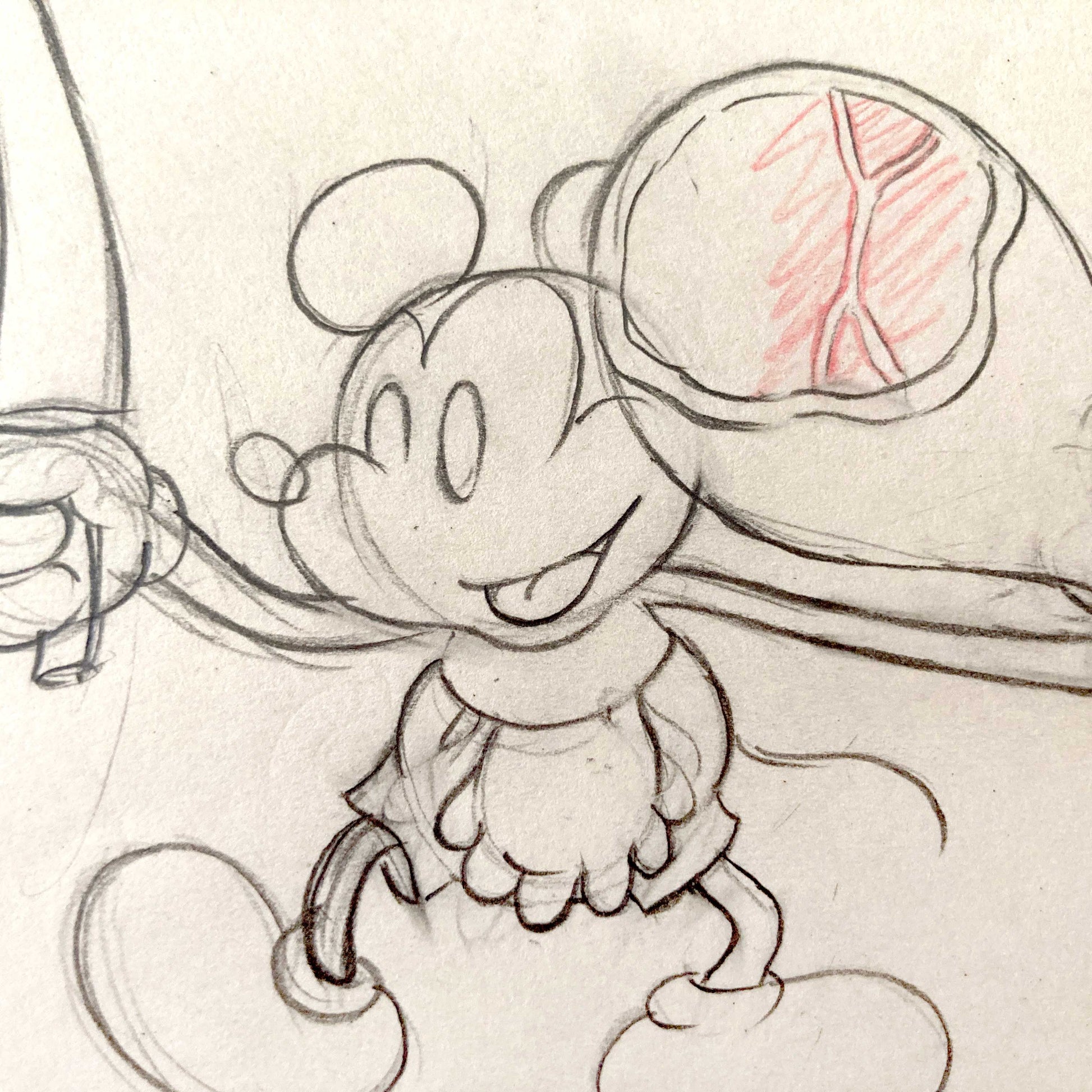 The Whoopee Party : Mickey Mouse Original Production Used Animation Drawing (Walt Disney, 1932). For sale on FLIP Gallery