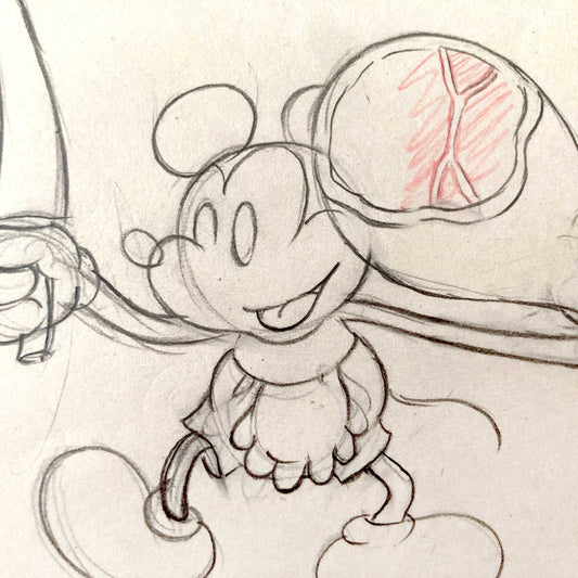 The Whoopee Party : Mickey Mouse Original Production Used Animation Drawing (Walt Disney, 1932). For sale on FLIP Gallery
