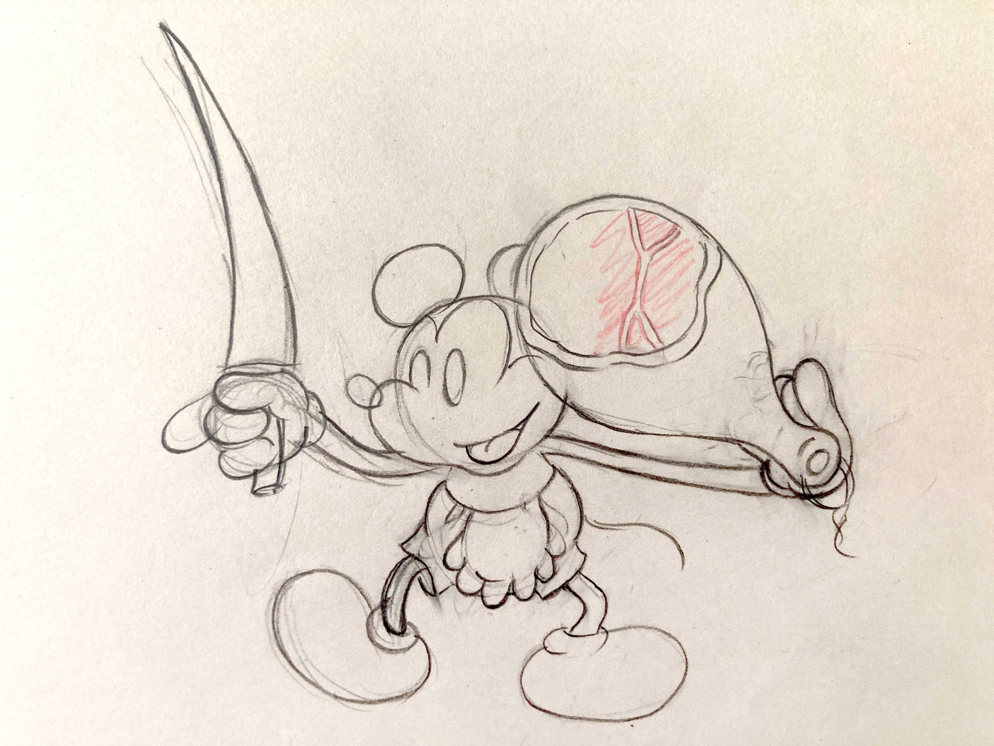 The Whoopee Party : Mickey Mouse Original Production Used Animation Drawing (Walt Disney, 1932). For sale on FLIP Gallery