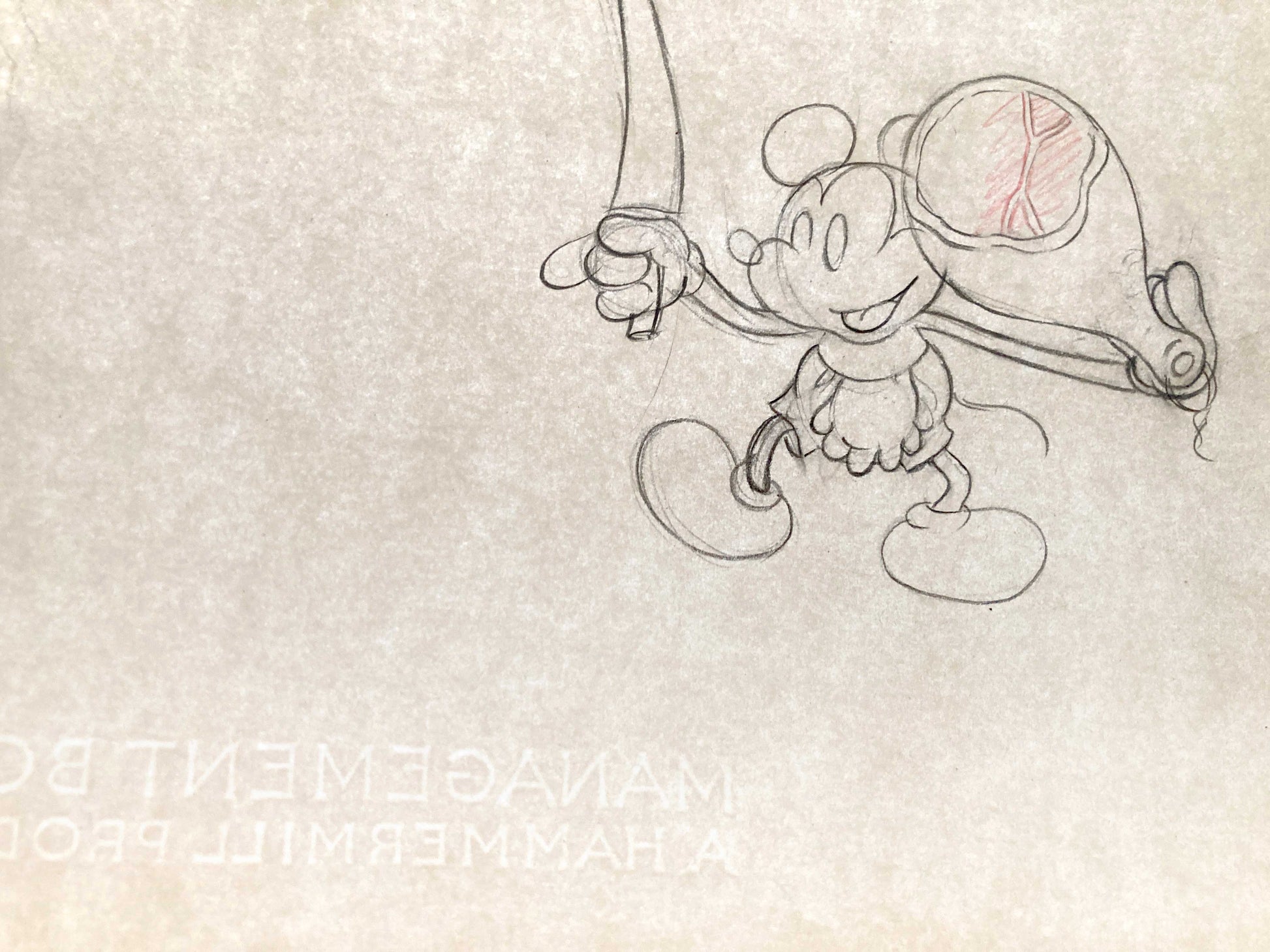 The Whoopee Party : Mickey Mouse Original Production Used Animation Drawing (Walt Disney, 1932). For sale on FLIP Gallery