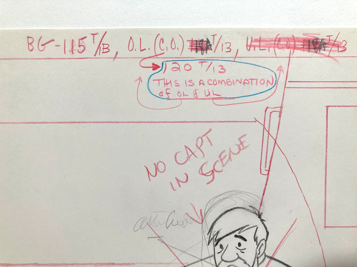 TINTIN : Original Vintage Animation Drawing from "Destination moon" (1959). For sale on FLIP Gallery