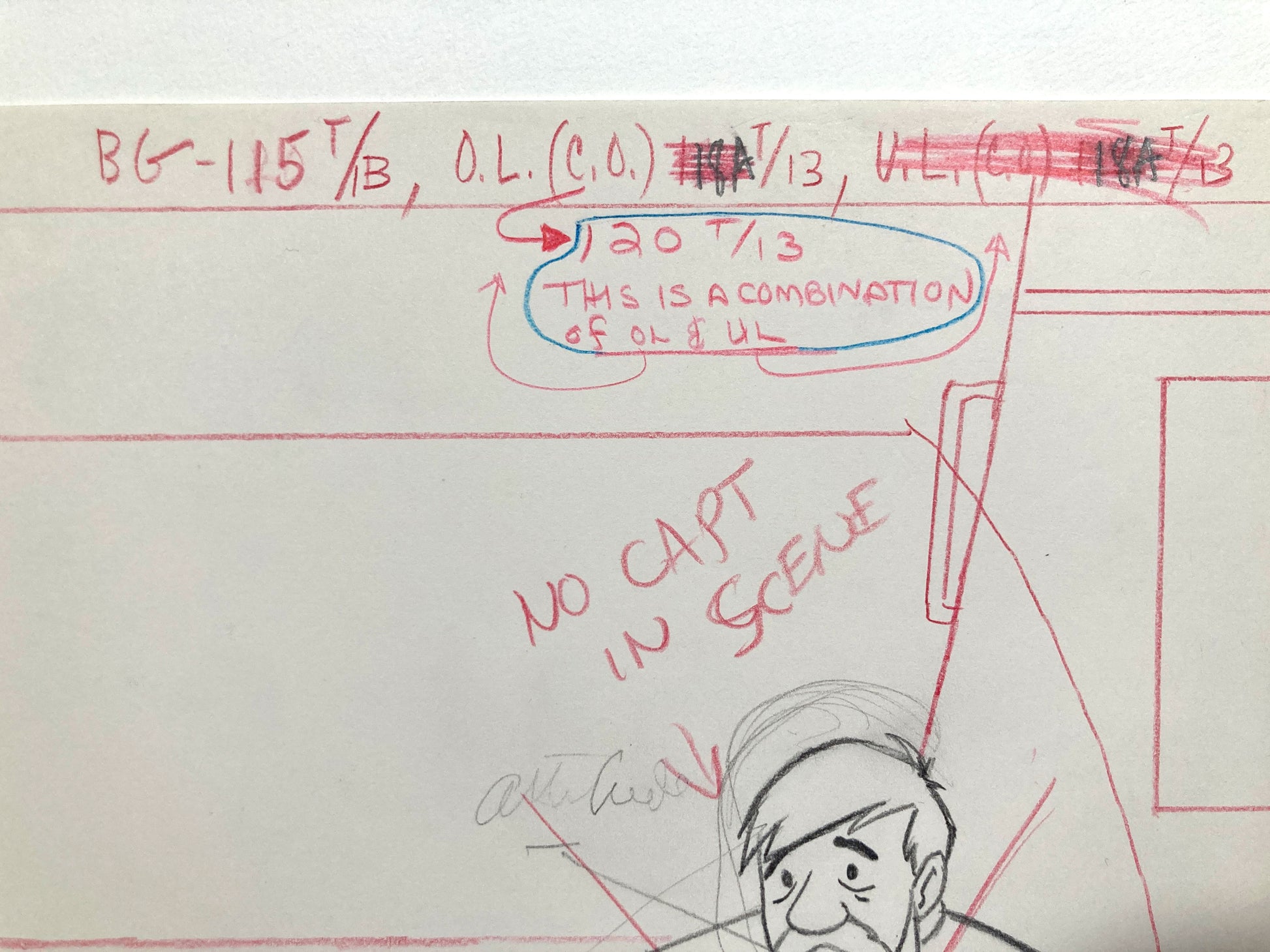 TINTIN : Original Vintage Animation Drawing from "Destination moon" (1959). For sale on FLIP Gallery