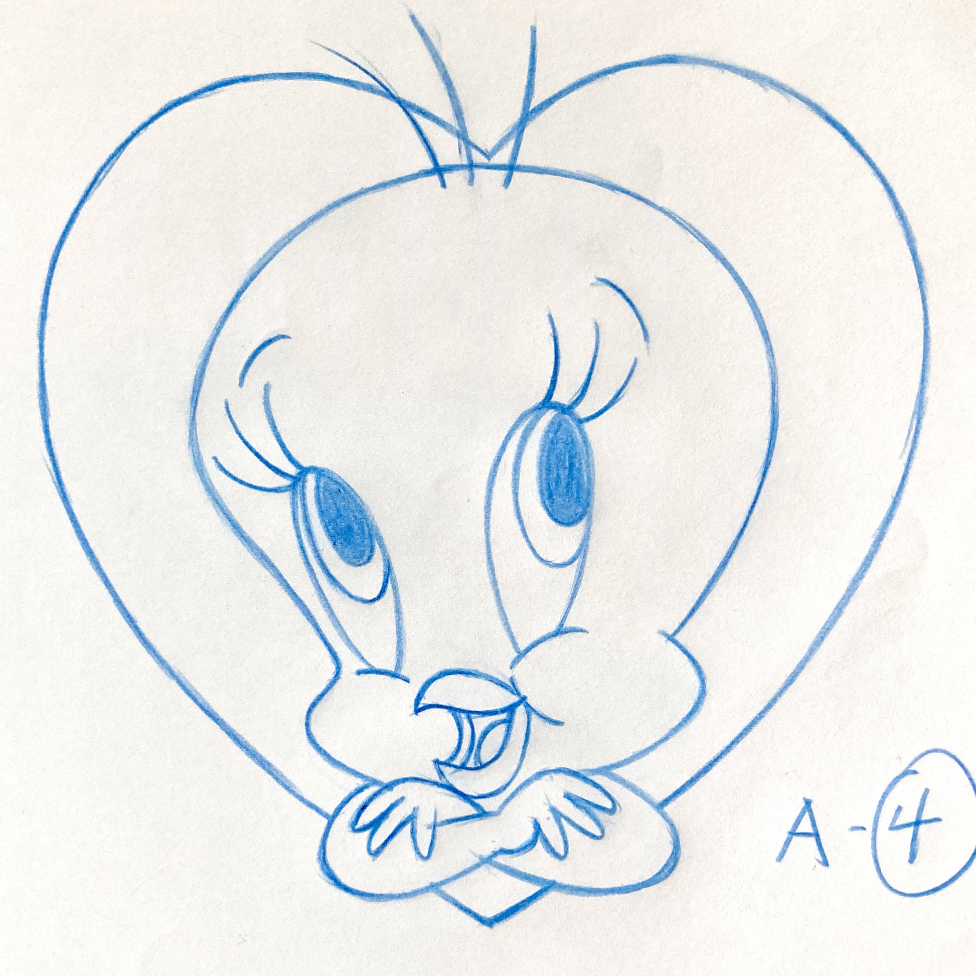 Tweety Bird Original Animation Drawing (Warner Brothers, c. 2000-10s). For sale on FLIP Gallery