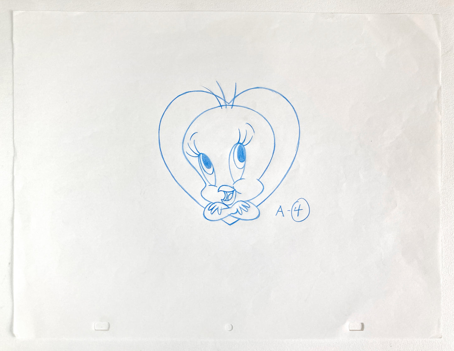 Tweety Bird Original Animation Drawing (Warner Brothers, c. 2000-10s). For sale on FLIP Gallery
