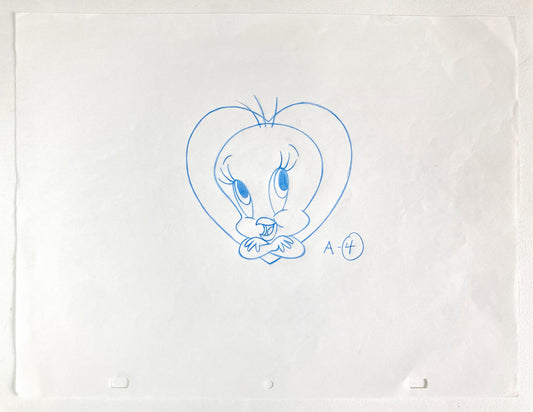 Tweety Bird Original Animation Drawing (Warner Brothers, c. 2000-10s). For sale on FLIP Gallery