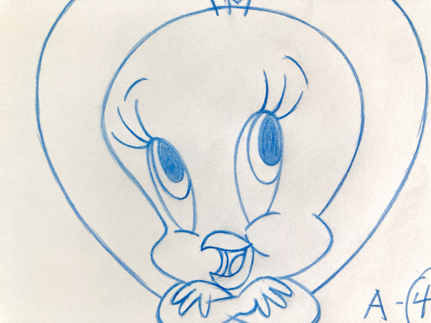 Tweety Bird Original Animation Drawing (Warner Brothers, c. 2000-10s). For sale on FLIP Gallery