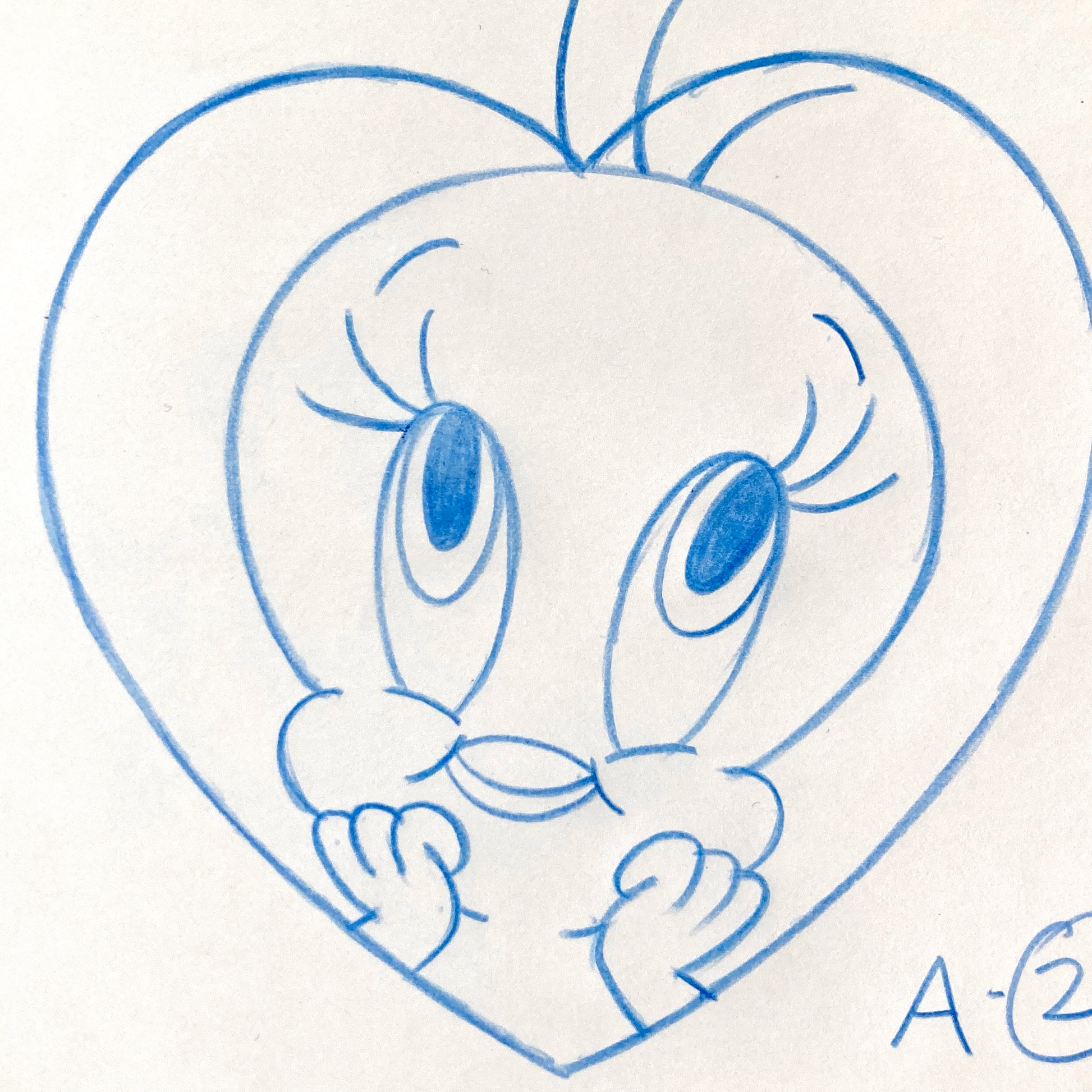 Tweety Bird Original Animation Drawing (Warner Brothers, c. 2000-10s). For sale on FLIP Gallery