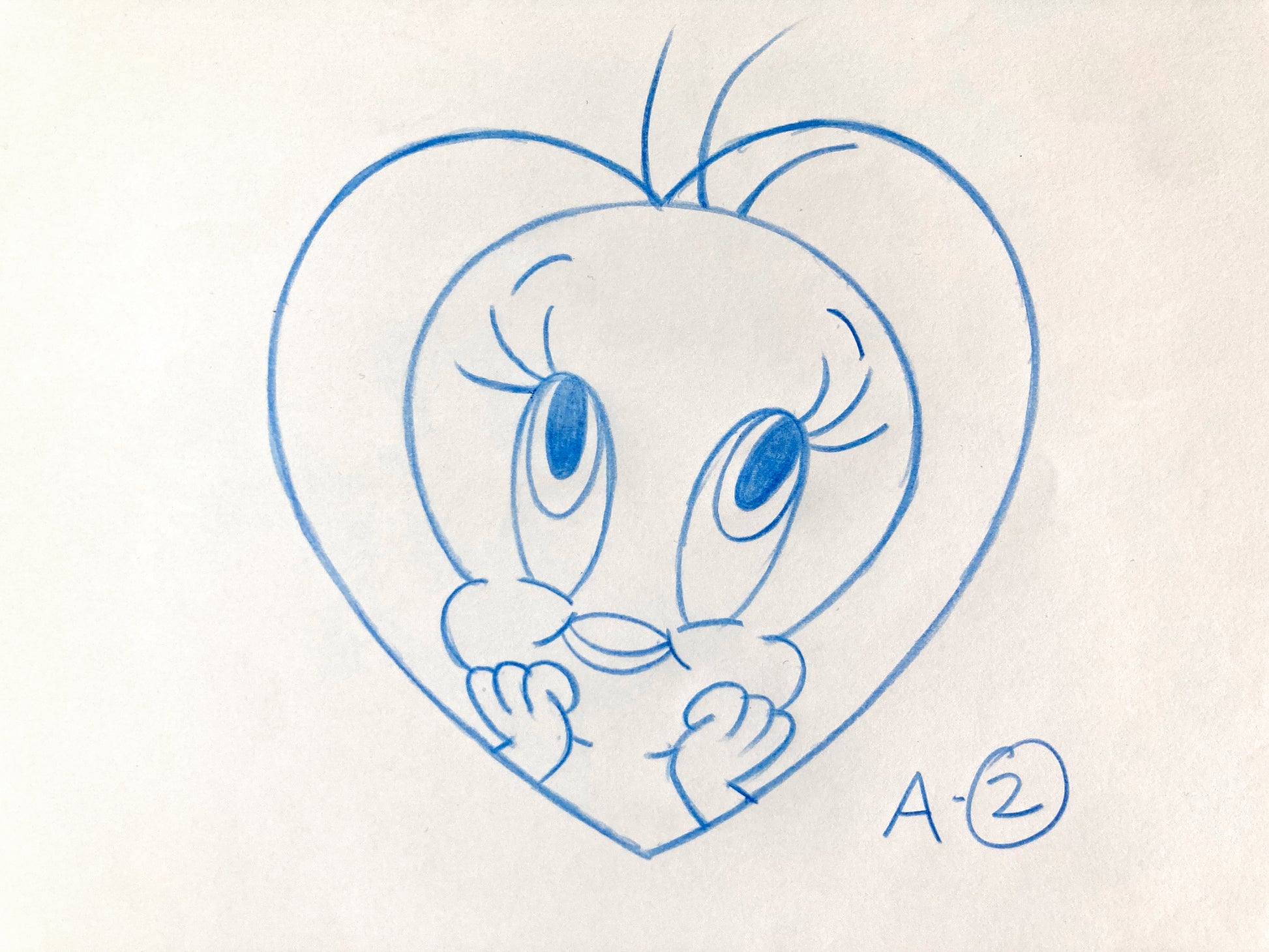 Tweety Bird Original Animation Drawing (Warner Brothers, c. 2000-10s). For sale on FLIP Gallery