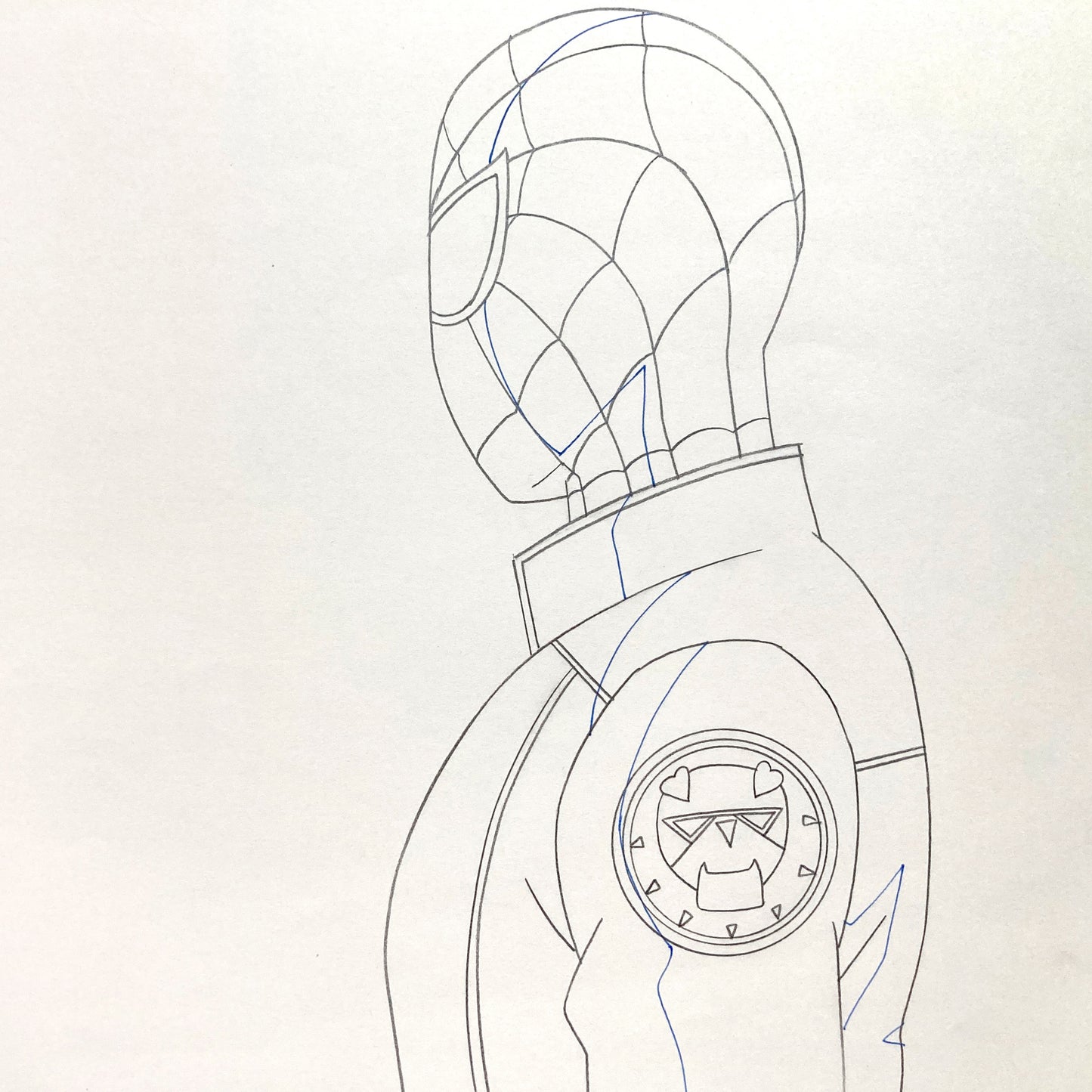 Original Production used Drawing from Ultimate Spider-Man Animation Series (2012-2017). For sale on FLIP Gallery
