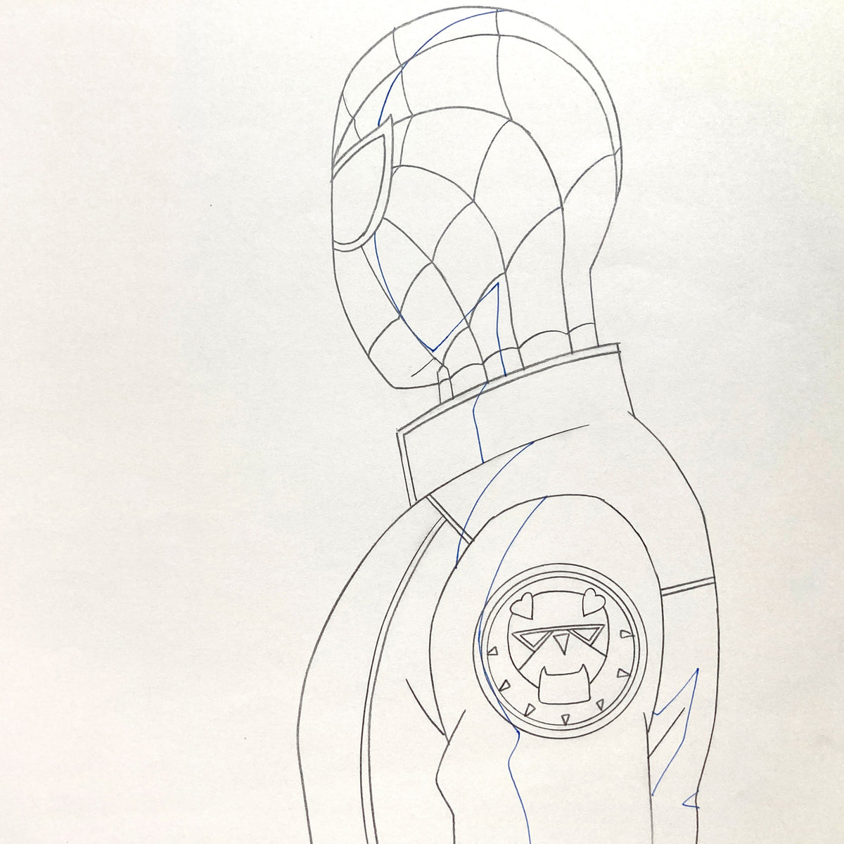 Original Production used Drawing from Ultimate Spider-Man Animation Series (2012-2017). For sale on FLIP Gallery
