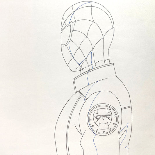 Original Production used Drawing from Ultimate Spider-Man Animation Series (2012-2017). For sale on FLIP Gallery