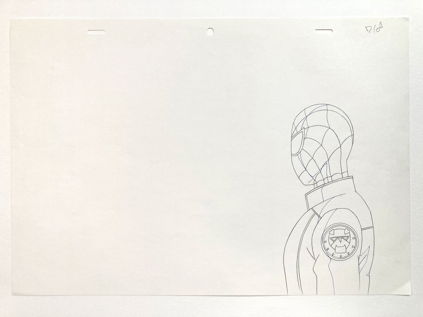 Original Production used Drawing from Ultimate Spider-Man Animation Series (2012-2017). For sale on FLIP Gallery