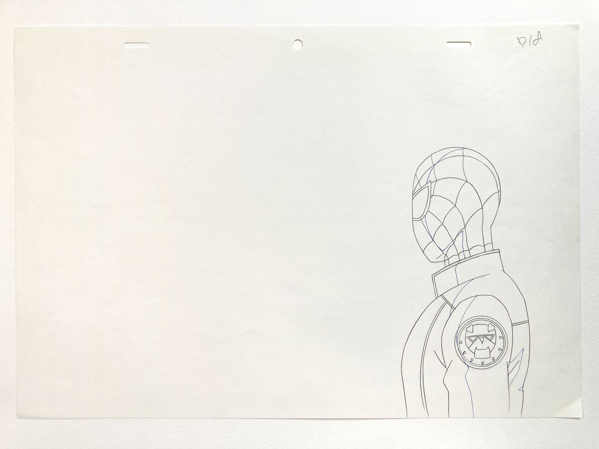 Original Production used Drawing from Ultimate Spider-Man Animation Series (2012-2017). For sale on FLIP Gallery