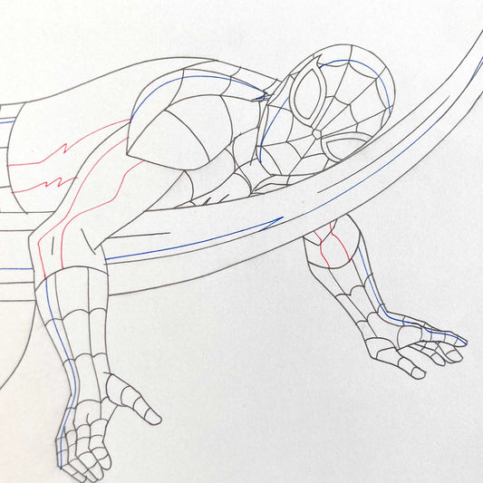 Ultimate Spider-Man Animation Series : Original Production Used Drawing (2012-2017). For sale on FLIP Gallery