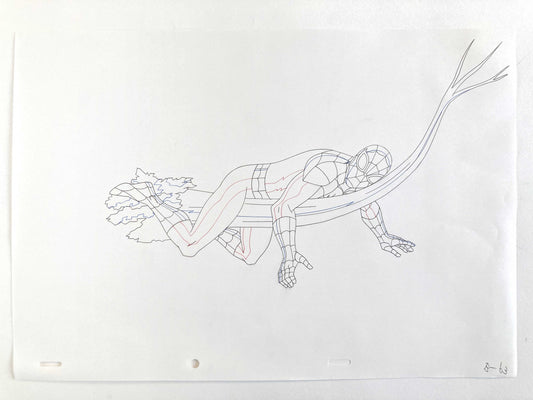 Ultimate Spider-Man Animation Series : Original Production Used Drawing (2012-2017). For sale on FLIP Gallery