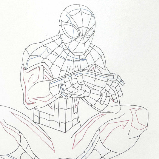 Ultimate Spider-Man Animation Series Original Production Used Drawing (2012-2017). For sale on FLIP Gallery