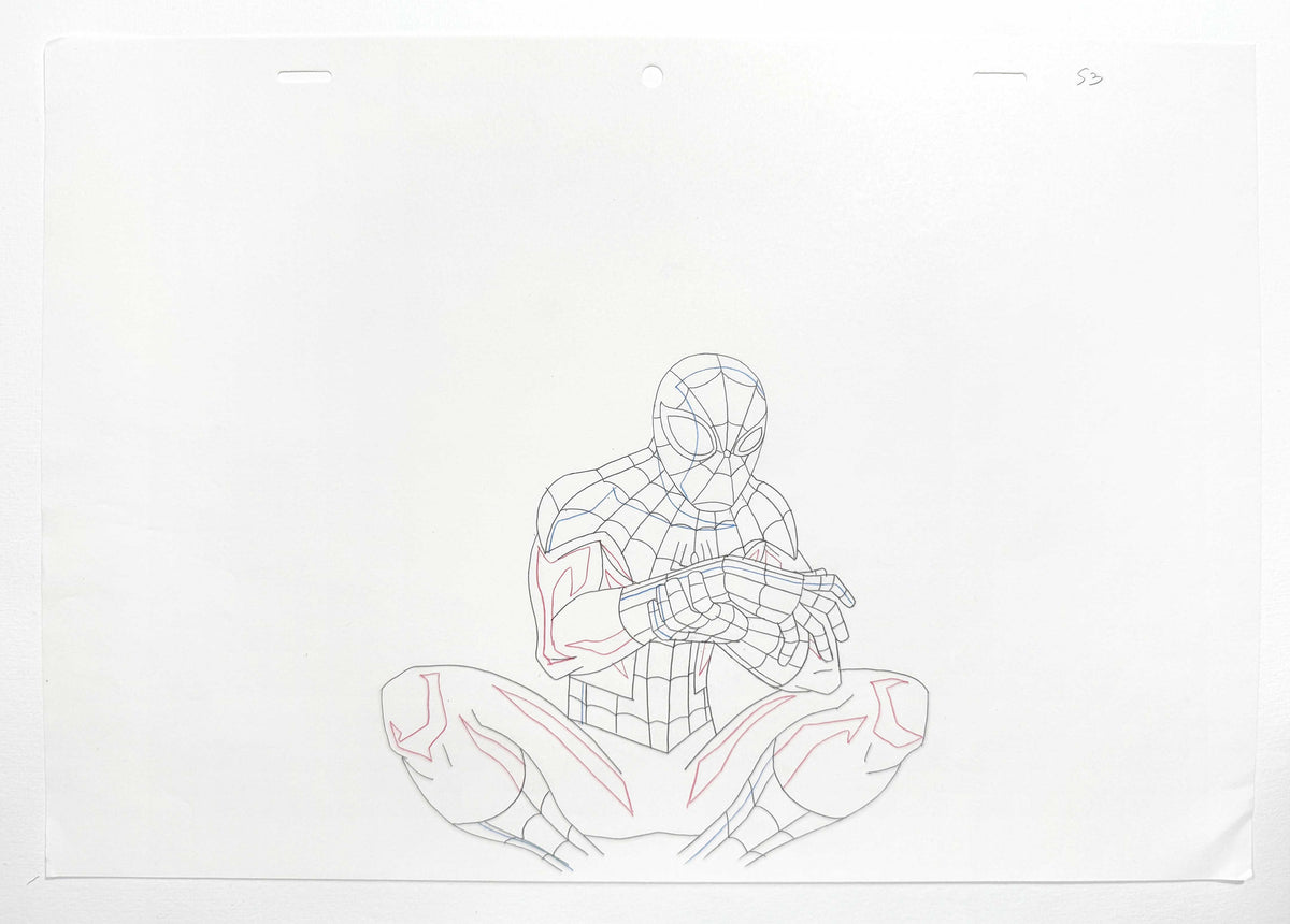 Ultimate Spider-Man Animation Series Original Production Used Drawing (2012-2017). For sale on FLIP Gallery